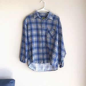 Big Rock Canyon Men’s Plaid Light Flannel